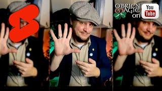 Impossible coins and invisible purse magic by Michael O'Brien!!! #shorts