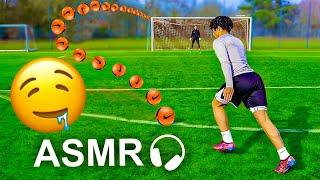 ASMR FOOTBALL + MOST SATISFYING FOOTBALL SHOTS AND SAVES