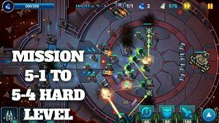 Galaxy defense | hard level 5-1 to 5-4(pinoy gamer)