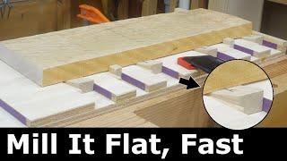 A New Planer Sled: Easy Setup when Flattening Boards with the Multiwedge