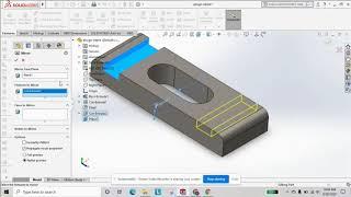 How to Mirror Features | Solidworks Tutorial