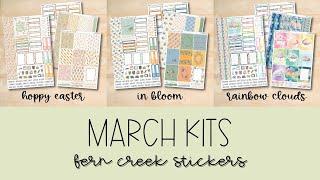 New March Kits | Fern Creek Stickers