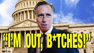 Mitt Romney Gets In LAST DIGS Before Leaving Senate!