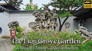 [4K CHINA] The Lion Grove Garden, A Classical Chinese Garden In Suzhou