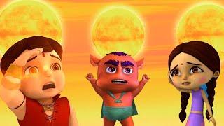 Super Bheem - Story of a Burning Planet | Space Adventure Videos | Cartoon for kids
