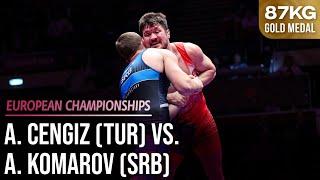 Ali CENGIZ (TUR) vs. Aleksandr KOMAROV (SRB) | 2024 European C'ships | Gold Medal | GR 87Kg