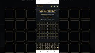 Binance Crypto WODL Answer Today | Word Of The Day | Meme Coins Theme