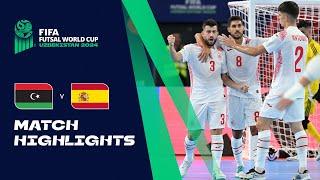 HIGHLIGHTS: Libya v Spain | FIFA Futsal World Cup Uzbekistan 2024