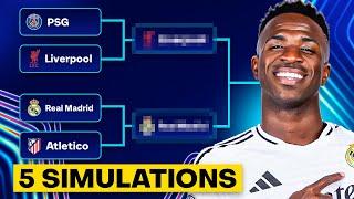 I Simulated Every Champions League Round of 16 Matchup...Five Times!