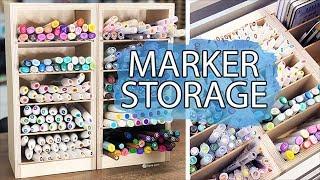 Craft Room Storage: Marker Storage