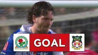 GOAL | Sam Gallagher | Blackburn Rovers 2-1 AFC Wrexham | Fourth Round | Emirates FA Cup 2023-24