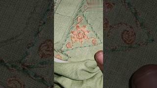 Basic Stitch Tutorial!! Unique Lazy Daisy Stitch Flower Embroidery #shorts