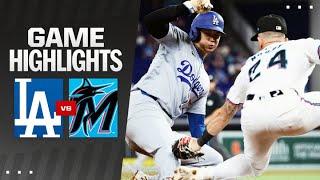 Dodgers vs. Marlins Game Highlights (9/19/24) | MLB Highlights