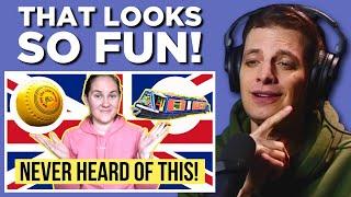 American Reacts to British Pastimes I'd Never Heard Of!