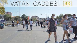 Istanbul Vatan Street Walking Tour 4K