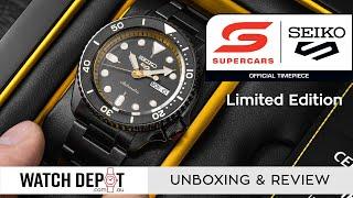 [2022] Seiko 5 SRPJ01K Supercars Limited Edition - Unboxing & Quick Look