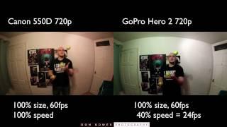 GoPro Hero 2: field of view, resolution sizes and slow motion examples