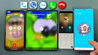 Yolla + Znagi + Imo - Z Fold 3 & Note 20 Ultra & Xiaomi Qin F22 & iPhone XS Outgoing & Incoming Call