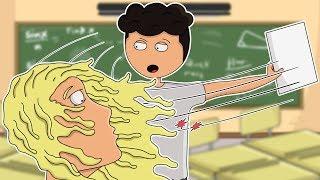 I SLAPPED MY TEACHER IN THE FACE WITH A PIECE OF PAPER ( Animated Story )