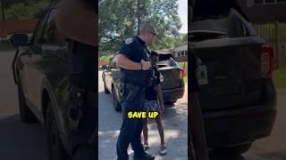 Unexpected Surprise by Police Officer - Unbelievable Act of Kindness! ️ #shorts