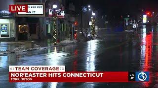 Roads mostly wet as Noreaster impacts Torrington