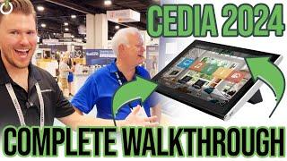 BEST Smart Home Automation System 2024 - FULL URC Total Control Booth Tour CEDIA