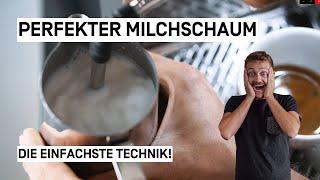 Perfekter Milchschaum | Milch schäumen für Cappuccino Zubereitung | How to make Cappuccino