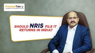 Is it mandatory for NRIs to file Income #tax returns in India?