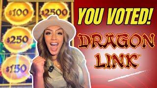 Unbelievable Jackpot Playing on Million Dollar Dragon Link! Fans Voted & I Won!