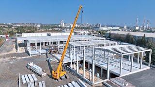 Wie wichtig ist ein guter Kran für die Fertigteilmontage? | Liebherr Teleskop-Raupenkran LTR 1100