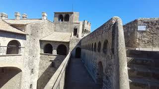 Castello Orsini-Odescalchi is a castle in Bracciano Lake Side HillTop City. - Bracciano Italy - ECTV