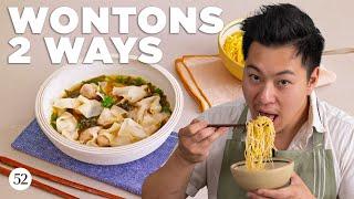 Lucas Sin Makes 2 Styles of Wonton | In The Kitchen With