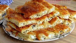 O Kadar KOLAY Kİ Neden Daha Önceden Yapmadım Bu Börek Tel Tel Ayrılıyor  #asmr