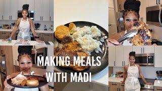 Making Meals with Madi | Pork Chops, Rice and Biscuits