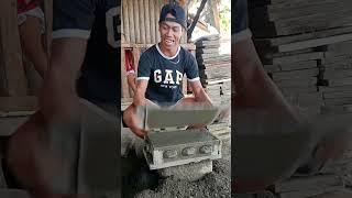 paano gumawa nang hollow blocks mano-mano #shortvideo #foryouviral #foryou #hollowblocks #diy