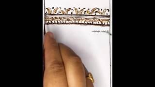 Bridal mehndi design tutorial #hennatutorial #mehndi #bridalhennatutorial #pushpa #alluarjun #song