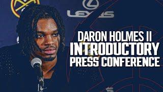 DaRon Holmes II Nuggets Introductory Press Conference 