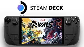Marvel Rivals Steam Deck Gameplay | Closed Beta | Dual Boot W11