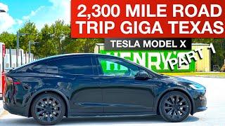 Tesla Model X Refresh Road Trip 2,300 Miles to Giga Texas