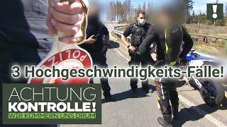  Motorradrennen, Verfolgungsjagd & Fahrverbot!  3 Highspeed-Fälle | Kabel Eins | Achtung Kontrolle