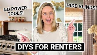 Quick & Easy Renter Friendly DIY Decor!  (Removable + Damage-free)