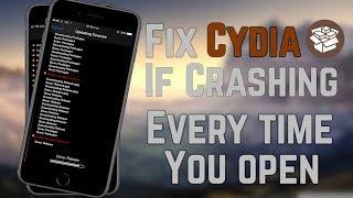 How to fix cydia when it doesn't work or crashes