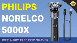 Philips Norelco Shaver 5000X Review Unboxing, Overview & Demonstration 🪒