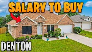 Salary Needed to buy a home in Denton Texas | Moving to Denton TX