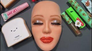 ASMR Makeup & Skincare on Mannequin 100%ASMR Skincare and Makeup onMannequin (No Talking)100%sleep