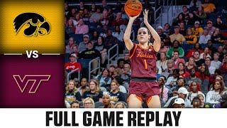 Iowa vs. Virginia Tech Full Game Replay | 2024-25 ACC Women’s Basketball