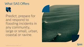 SAS Flood Prediction and Preparedness Solution