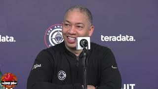 Ty Lue Reacts To The Clippers 123-115 Win Over The Detroit Pistons. HoopJab NBA