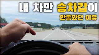고속도로에서 내 차만 승차감이 안좋았던 이유. 이제 걱정없이 운전하세요. ( 그루브 원더링 ) / GROOVE WANDERING PHENOMENON [ 차업차득 ]