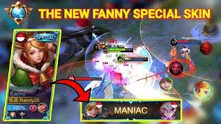 RANDY25 USES THE NEW FANNY SKIN IN EPICAL GLORY?? AUTO MANIAC!! | Mobile Legends